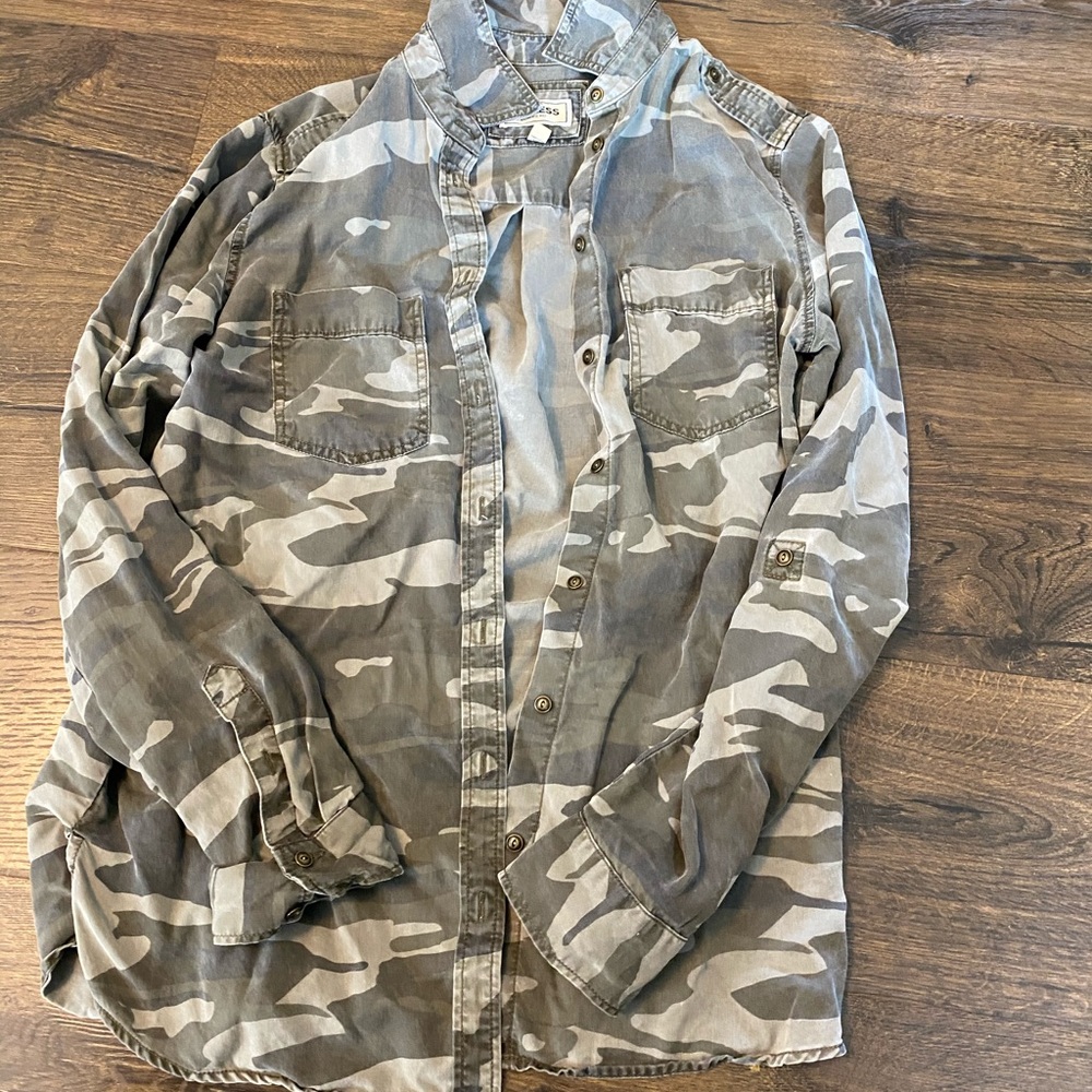 Express camp boyfriend shirt